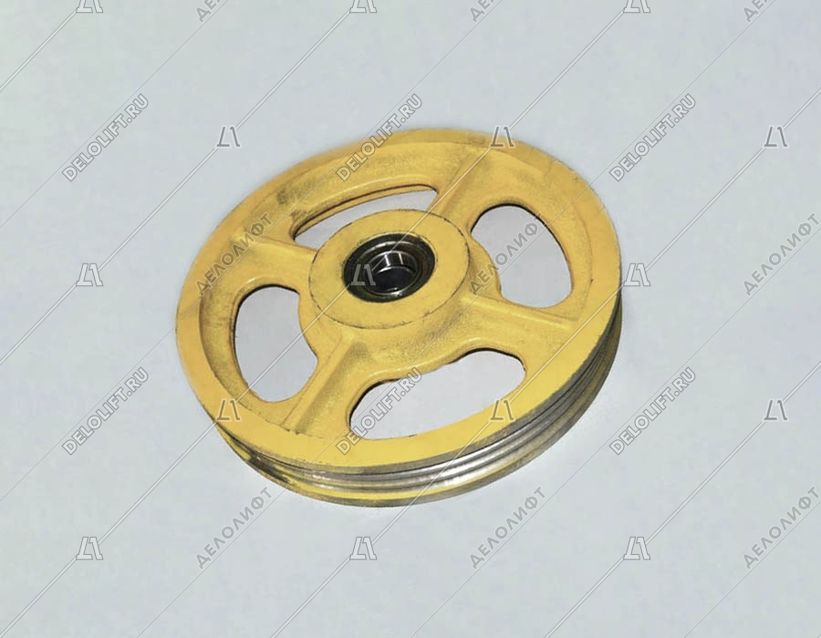 Блок отводной, 435х3х10, в сборе с подшипником, ZAA263P15