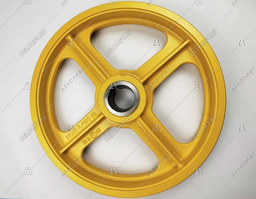 Канатоведущий шкив (КВШ), M71S, 480х5х11