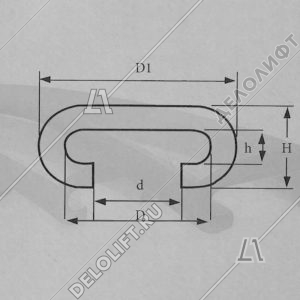 Поручень эскалатора, SDS, SEMPERIT (Китай), 80x39x28,5 мм