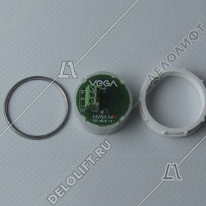 Кнопка вызова/приказа, Venus, 7 этаж, с кодом Брайля, красная подсветка (разъем MLK)