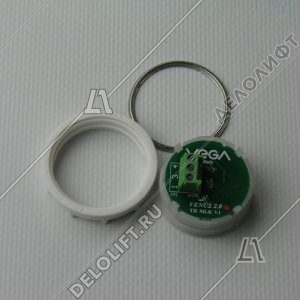 Кнопка вызова/приказа, Venus, 9 этаж, с кодом Брайля, красная подсветка (разъем MLK)