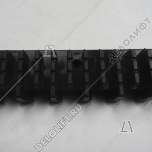 Демаркационная линия, QSTJ.0a-106, фронтальная левая, пластик, черная