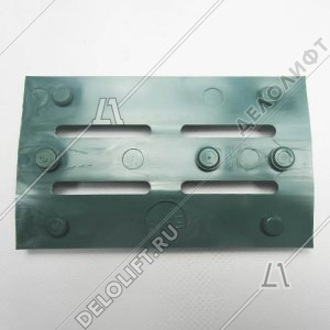 Вкладыш башмака направляющей кабины/противовеса, книжка, EM 9 PA, для башмака HSM+WSM, D - 9 мм