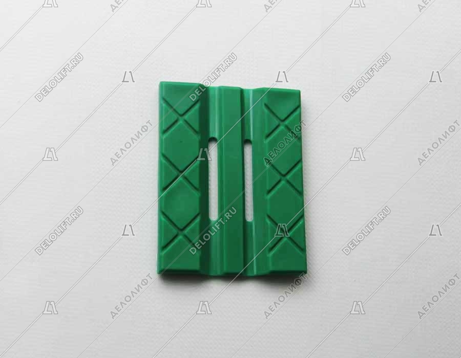 Вкладыш башмака направляющей кабины/противовеса, книжка, EM 16 PA, для башмака HSM + WSM, 140 x 29,5 x 30 мм