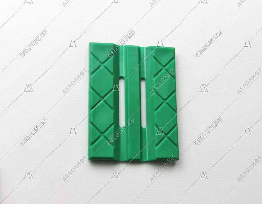 Вкладыш башмака направляющей кабины/противовеса, EK 5 PA, для башмака HSMK + WSMK, D - 5 мм, 100 x 20 x 30 мм