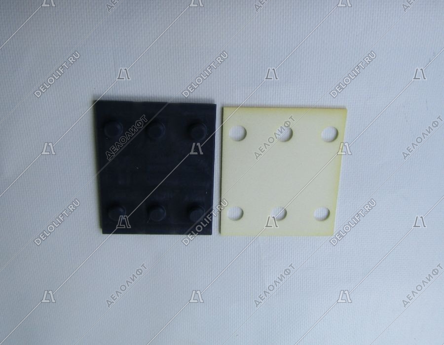 Вкладыш башмака направляющей кабины/противовеса, BFK16, L - 100 мм, с антивибрационной вставкой