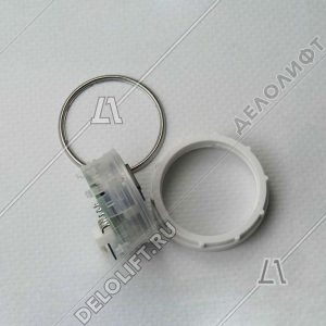 Кнопка вызова/приказа, Venus, 7 этаж, с кодом Брайля, красная подсветка (разъем MLA)