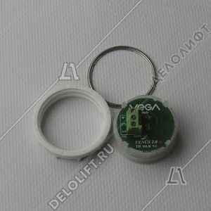 Кнопка вызова/приказа, Venus, 17 этаж, с кодом Брайля, красная подсветка (разъем MLK)