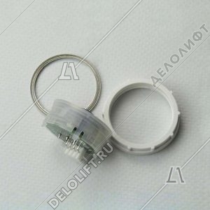 Кнопка вызова/приказа, Venus, 5 этаж, с кодом Брайля, красная подсветка (разъем MLA)