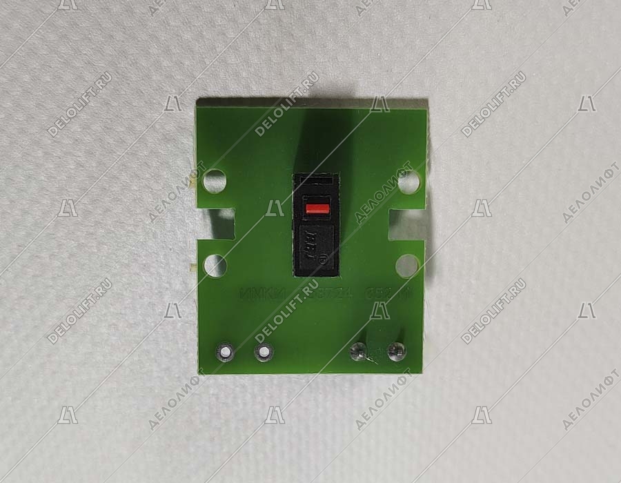 Кнопка вызова/приказа, ВКЛ13А-7-4П, 7 этаж, с Брайлем, красная индикация