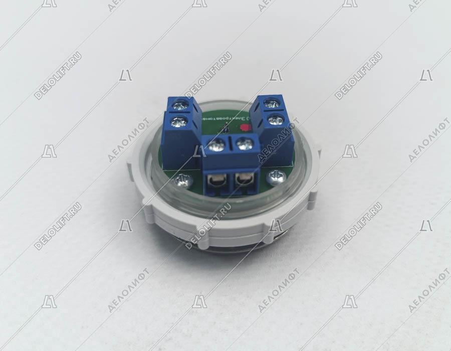 Кнопка вызова/приказа, ВК-33-5Б, открытие дверей, красная подсветка, с Брайлем (разъем MLB)