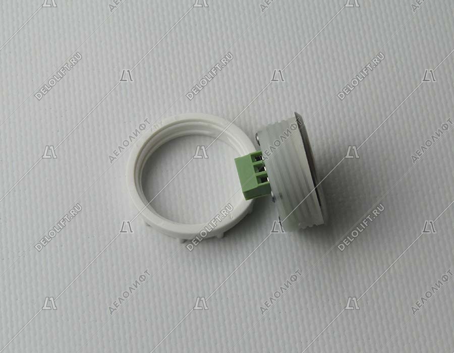 Кнопка вызова/приказа, Achille, открытие дверей, красная подсветка (разъем MLK)