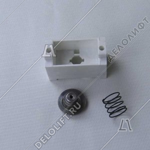 Корпус кнопки, с пружиной и толкателем