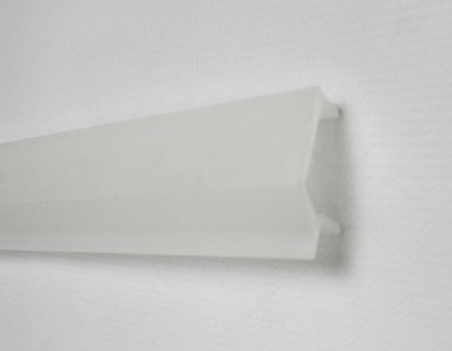 Плафон подсветки ступеней эскалатора, пластиковый, белый