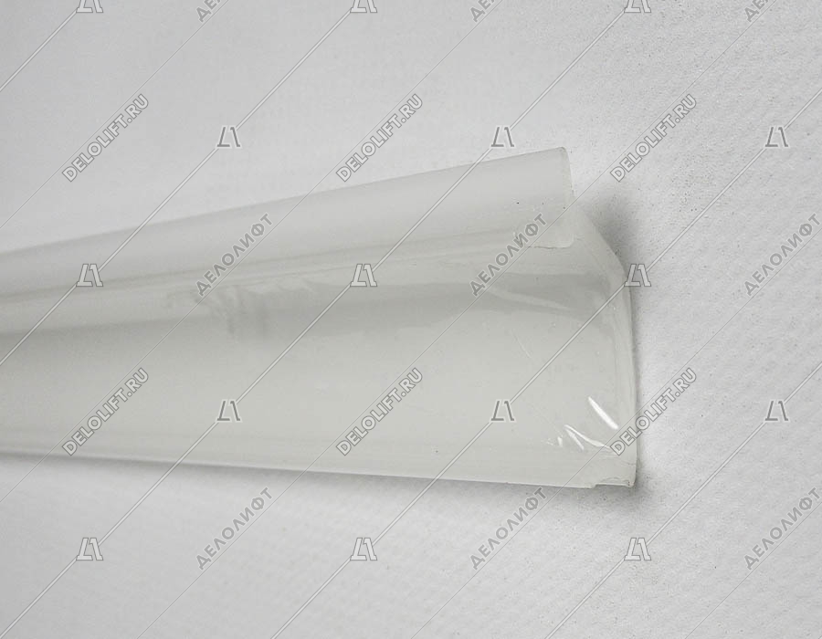 Плафон подсветки ступеней эскалатора, пластиковый, белый