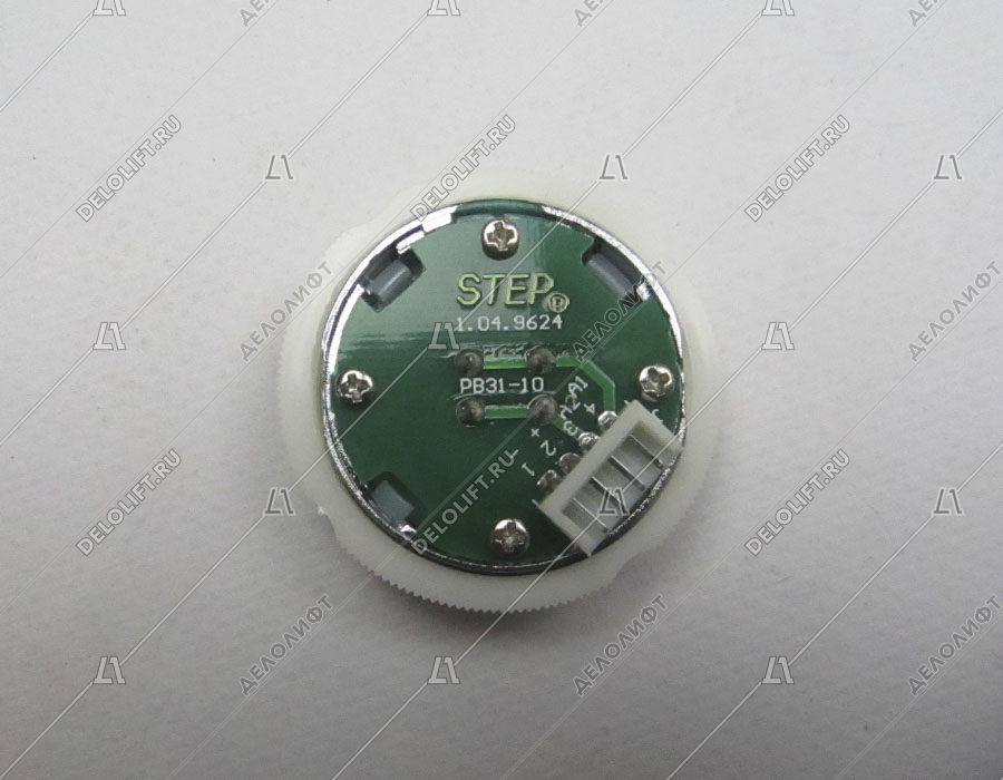 Кнопка вызова/приказа, STEP, тип PB31-10, 8 этаж, с Брайлем