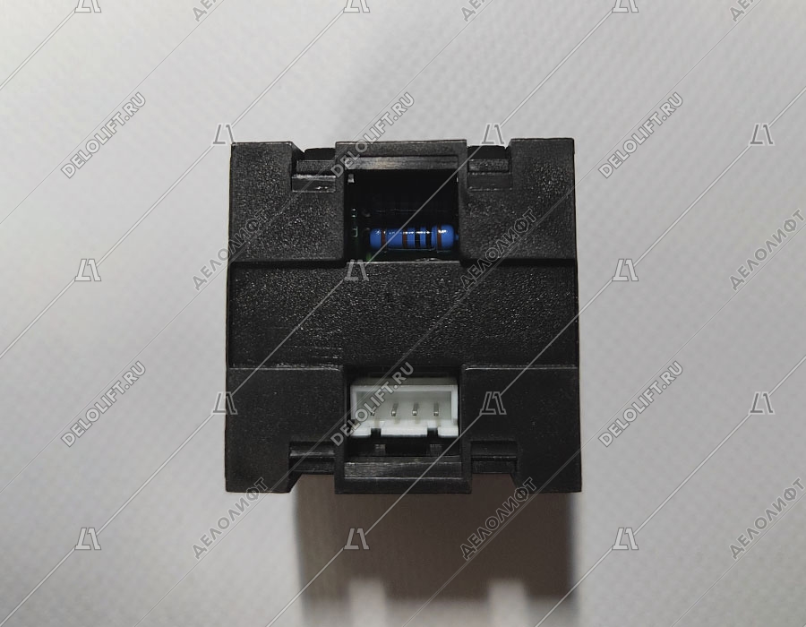 Кнопка вызова/приказа, STEP, 1 этаж, красная подсветка