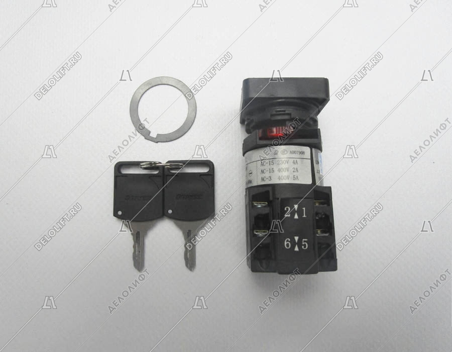 Ключевина (замок) эскалатора, TAYEE, LW42, положение ВЕРХ-НИЗ