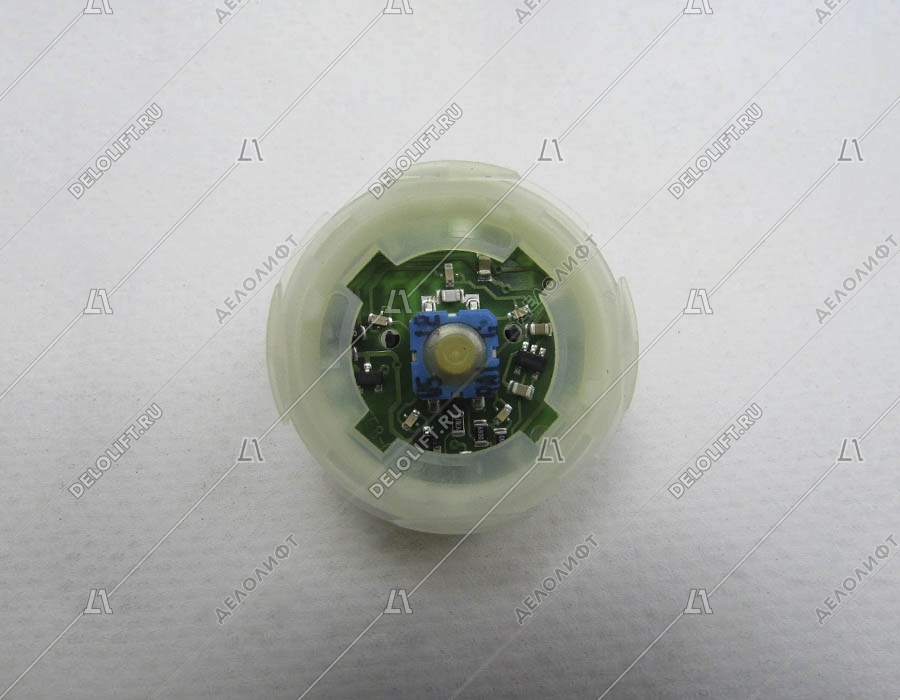 Базовый элемент кнопки "Открытие", KSS, без ободка, янтарная подсветка