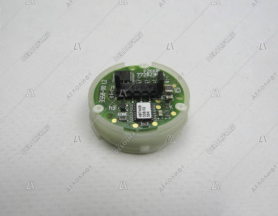 Базовый элемент кнопки "Открытие", KSS, без ободка, янтарная подсветка