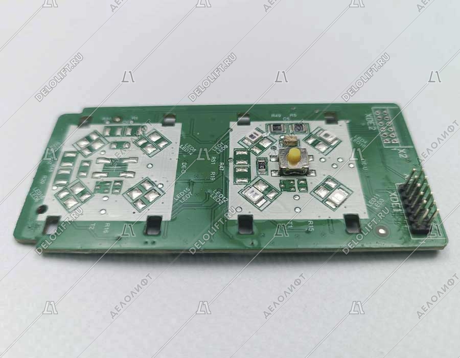 Плата вызывного поста, на одну кнопку, для 3600