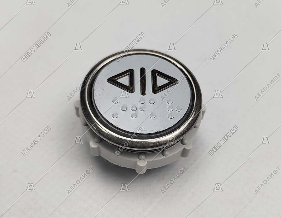 Кнопка вызова/приказа, ВК-32-5Б, открытие дверей, красная подсветка, с Брайлем (разъем MLB)