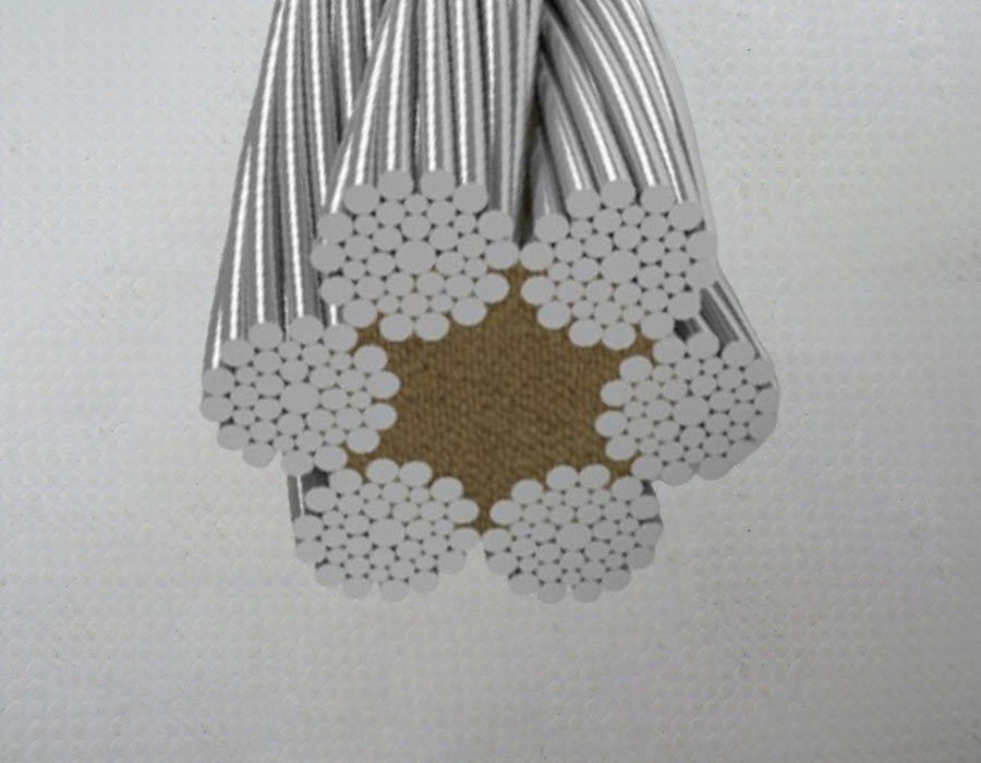 Канат/трос тяговый, d - 18 мм, ГОСТ 7668-80, 6х36+1о.с., 175кН, стальной