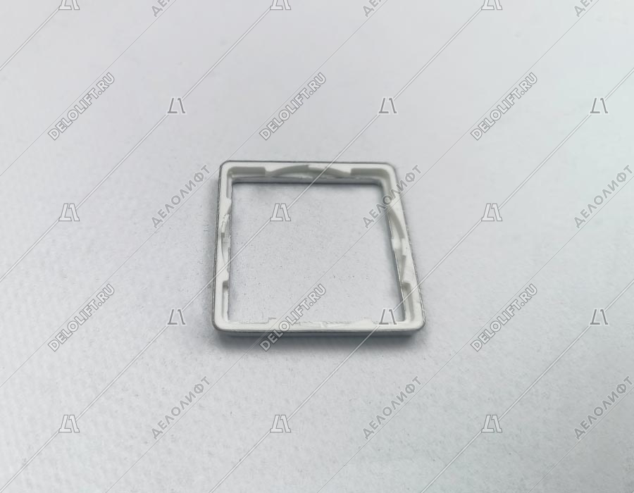 Ободок кнопки, квадратный, глянцевый