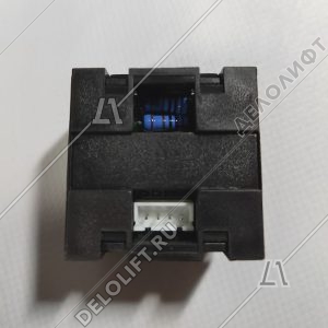 Кнопка вызова/приказа, STEP, 3 этаж, красная подсветка