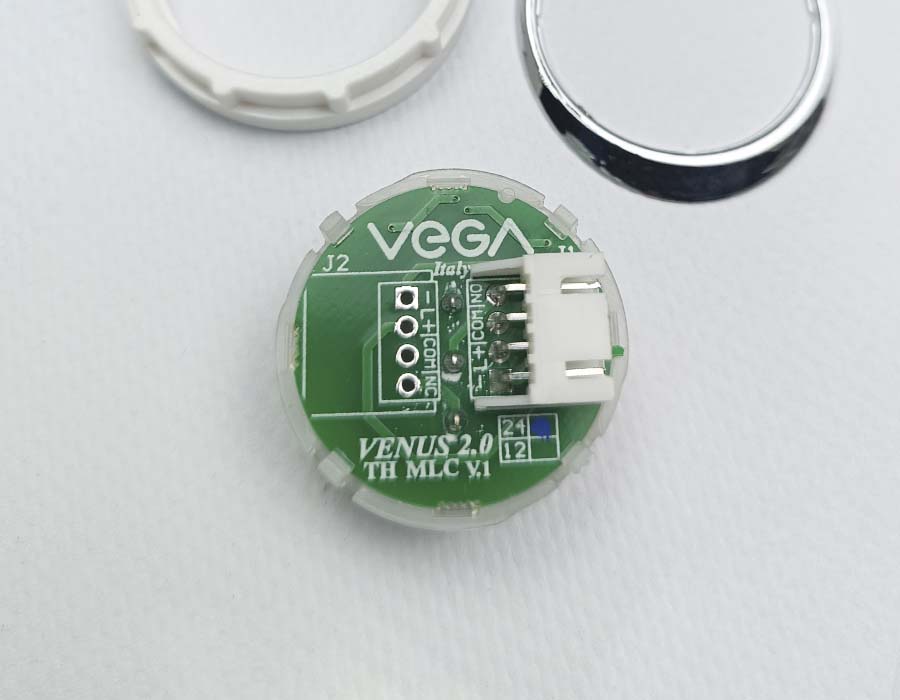 Кнопка вызова/приказа, Venus, открытие дверей, синяя подсветка (разъем MLC)