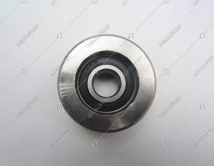 Ролик поручня, D - 70 мм, W - 30 мм, 6204, направляющий, металлический