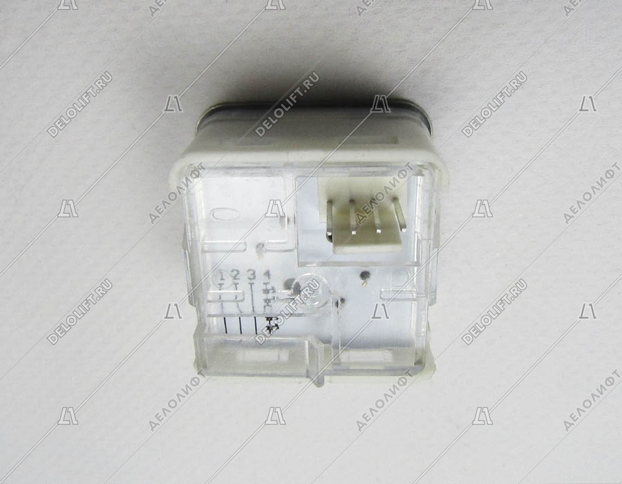 Кнопка вызова/приказа, "Вверх", 24V, красная подсветка, квадратная, с Брайлем