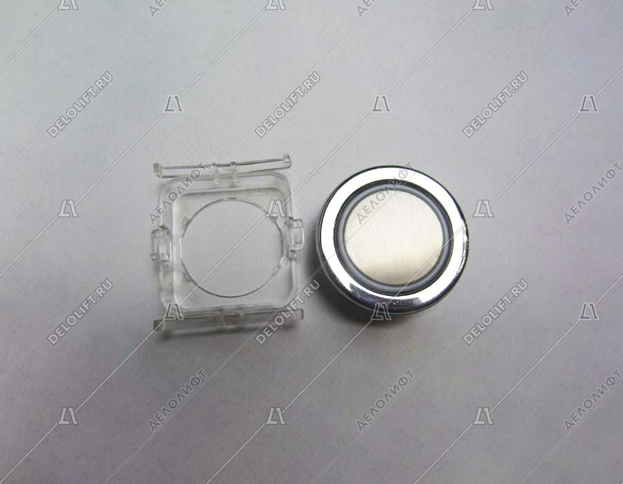 Кнопка приказа, "без символа" FMR BS, красная подсветка