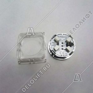 Кнопка приказа, "без символа" FMR BS, красная подсветка