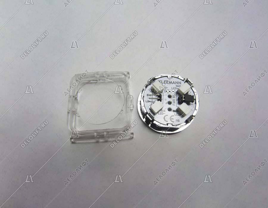 Кнопка приказа, "без символа" FMR BS, красная подсветка