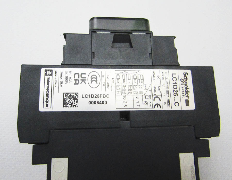 Контактор, LC1D25FD, 25A, 110VDC, 1НО+1НЗ