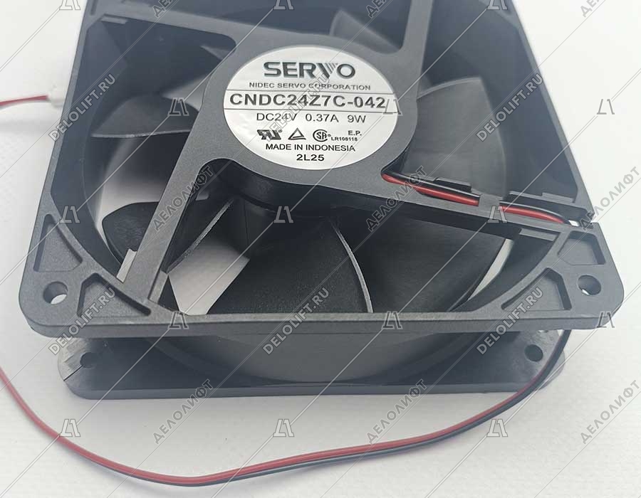 Вентилятор, CNDC24Z7C-042, 24VDC, 0,37A, 9W, SERVO