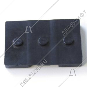 Вкладыш башмака направляющей кабины/противовеса, T - 5 мм, L - 48 мм