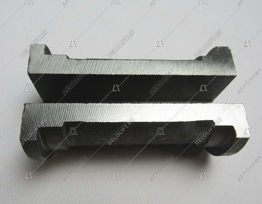 Вкладыш башмака направляющей кабины, В - 20 мм, L - 195 мм, чугун