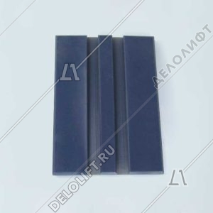 Вкладыш башмака направляющей кабины/противовеса, книжка, EL 19 PE, для башмака HSML+WSML, D - 19 мм