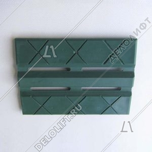 Вкладыш башмака направляющей кабины/противовеса, книжка, EL 16 PA, для башмака HSML + WSML, 180 x 50 x 36,5 мм