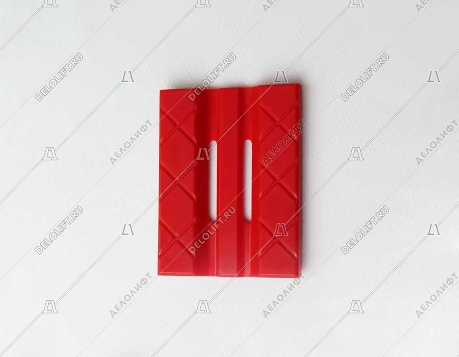 Вкладыш башмака направляющей кабины/противовеса, книжка, EK 5 PU, для башмака HSMK+WSMK, D - 5 мм