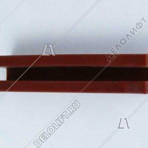 Вкладыш башмака направляющей кабины/противовеса, T - 9 мм, L - 140 мм