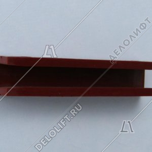 Вкладыш башмака направляющей кабины/противовеса, T - 16 мм, L - 140 мм