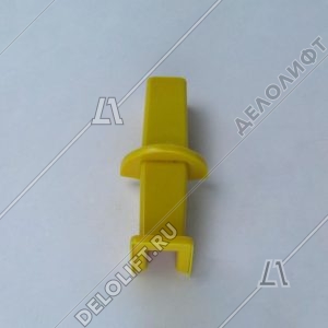 Вкладыш башмака направляющей кабины/противовеса, T - 16 мм, 127x34 мм