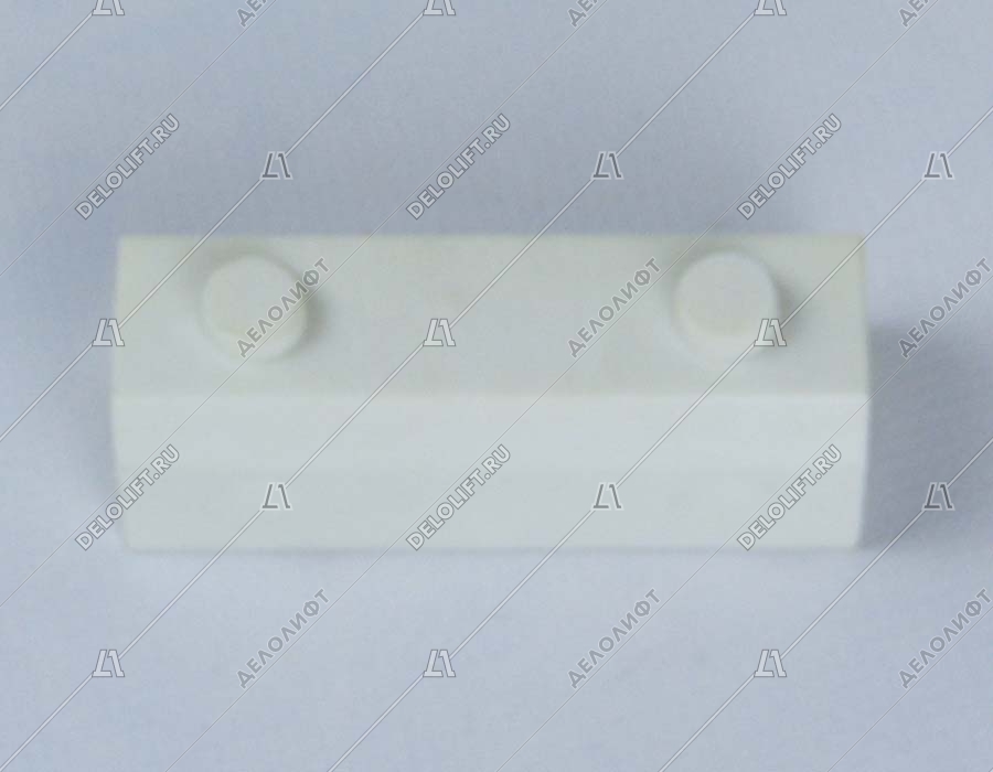 Вкладыш башмака направляющей кабины/противовеса, T - 10 мм, L - 80 мм