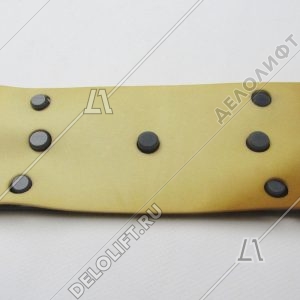 Вкладыш башмака направляющей кабины/противовеса, ELN 16 PEC, для HSMLN + WSMLN, D - 16 мм