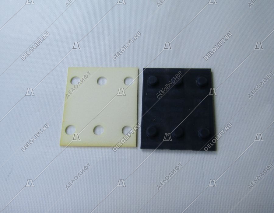 Вкладыш башмака направляющей кабины/противовеса, BFK16, L - 100 мм, с антивибрационной вставкой