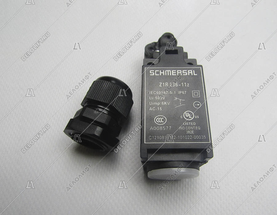 Выключатель концевой, Z1R 236-11Z, 1HO+1HЗ, с рычагом и роликом, самовозвратный