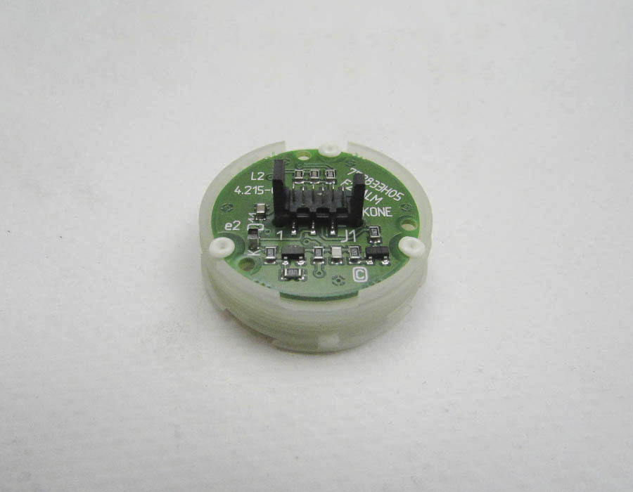 Базовый элемент кнопки "Тревога", KSS, без ободка, янтарная подсветка